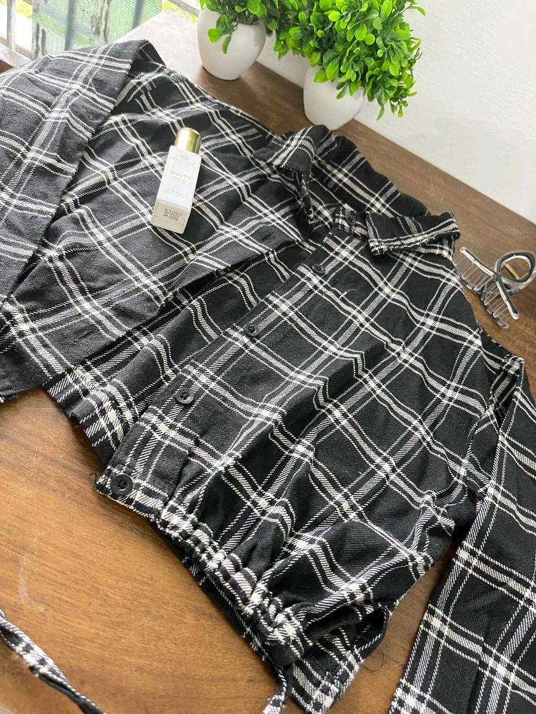 Plaid Crop Top