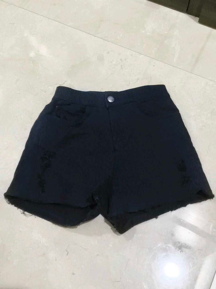 Ripped Denim Shorts Premium Quality