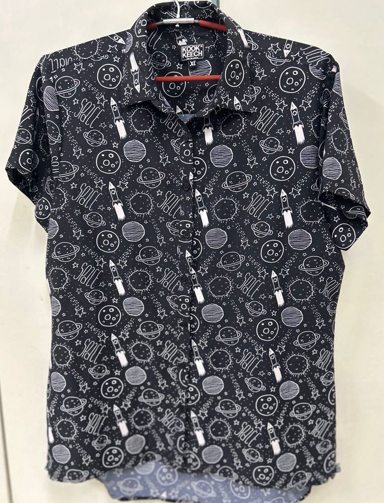 unisex button up shirt