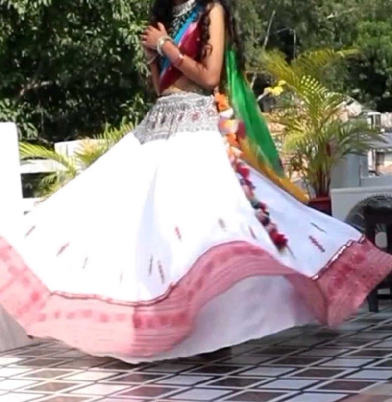 garba lahanga with blouse no dupatta added