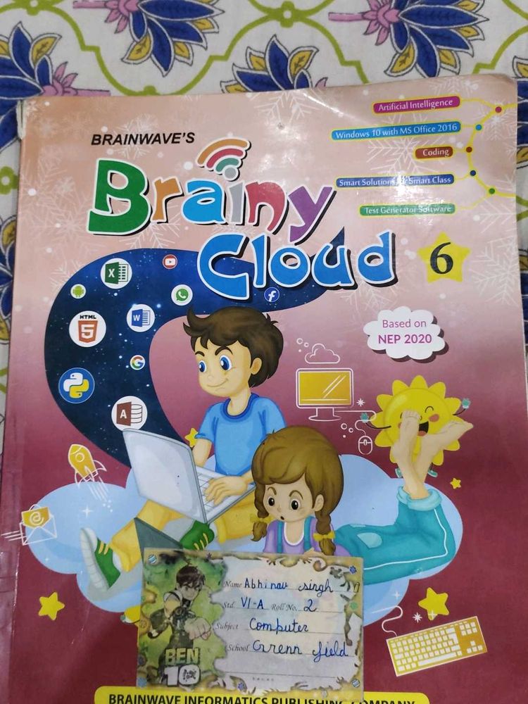 class 6 computer 🖥️ book 📚