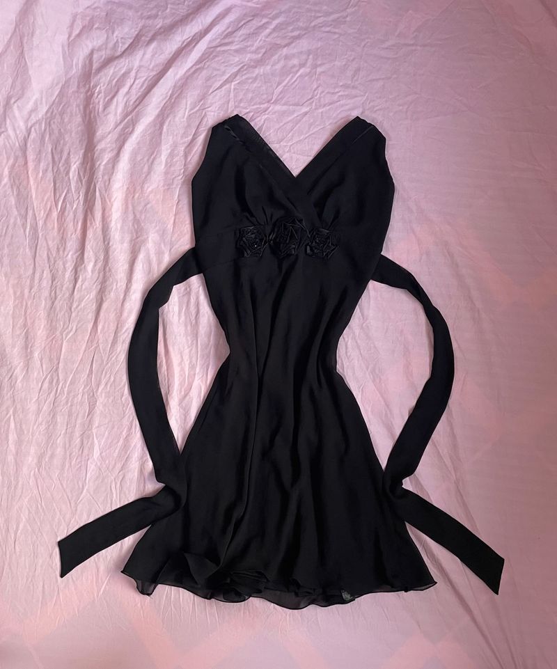 Vintage Elegant Black Dress