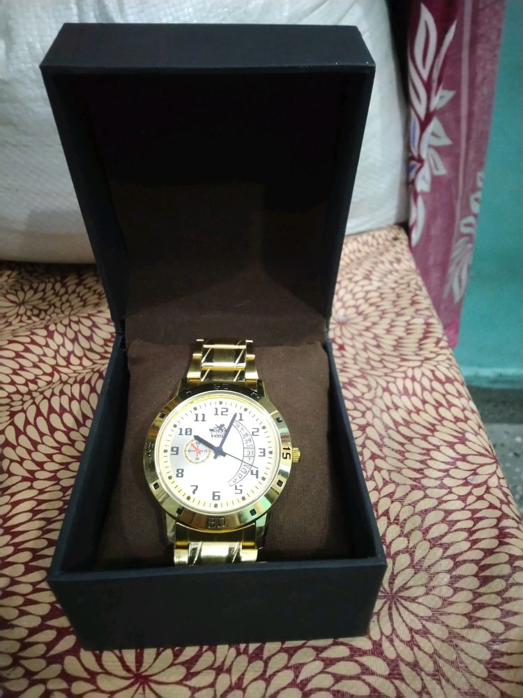 Scottish Club Golden Chain Watch