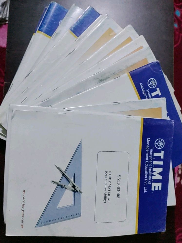 Set of 17 CAT - Time study material