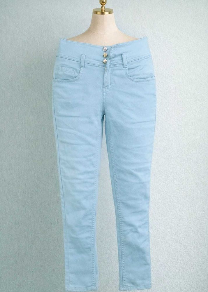 Light Blue Denim Jeans/Skinny Fit