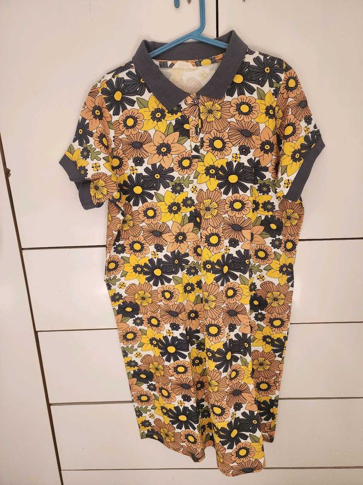 Dress With Flower Print