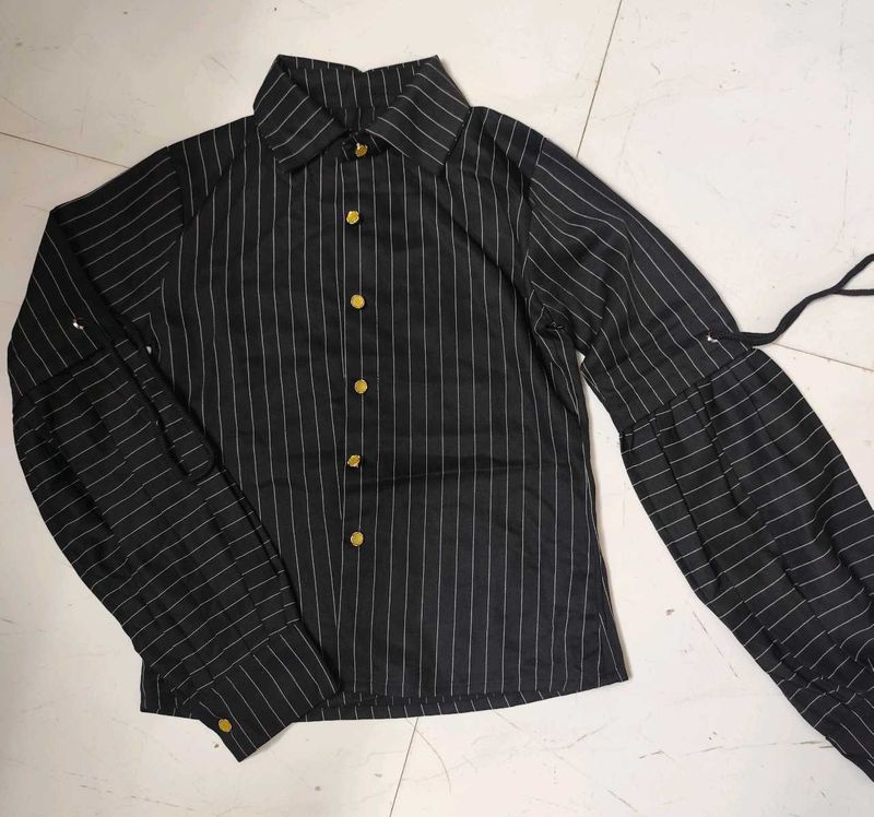 korean balloon sleeves Shirt