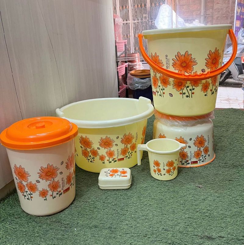 6 - Piece Printed Bathset