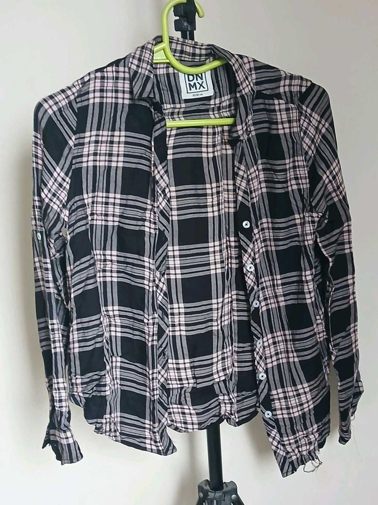 DNMX Plaid Flannel Shirt
