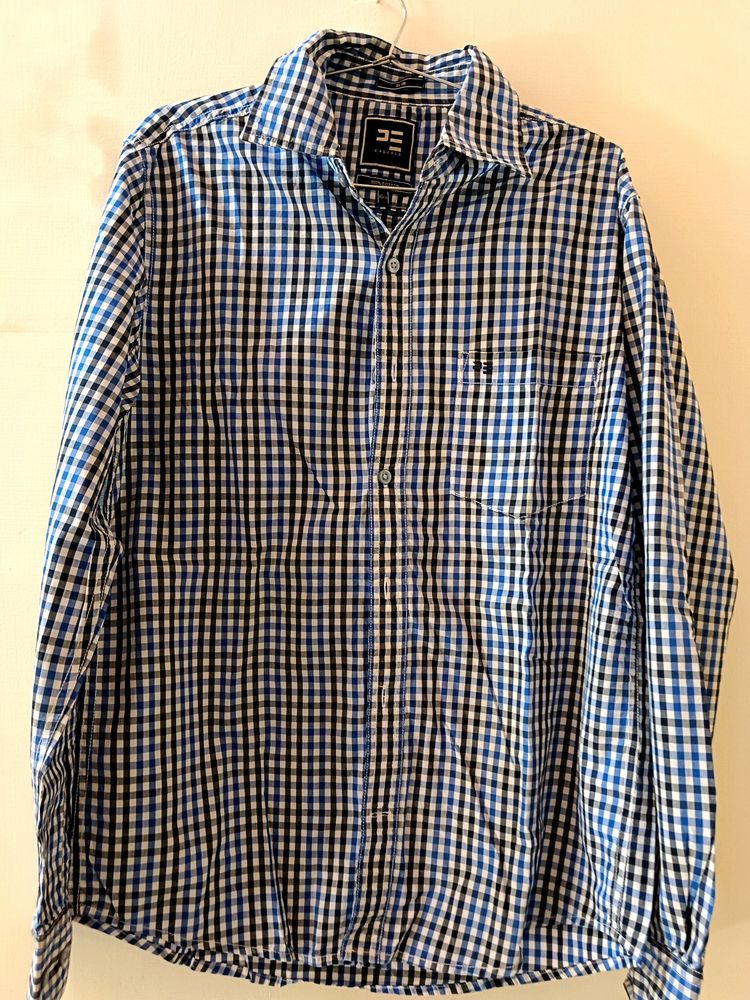 Check Print Shirt With Multi Colour