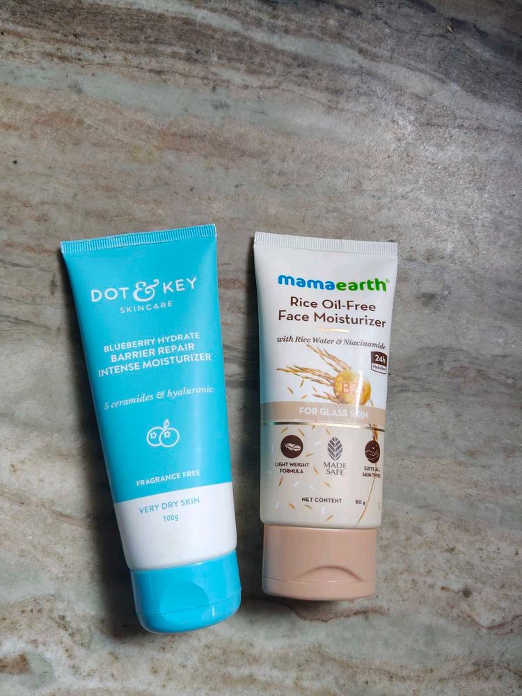 Dot &amp; Key + Mamaearth Moisturizers