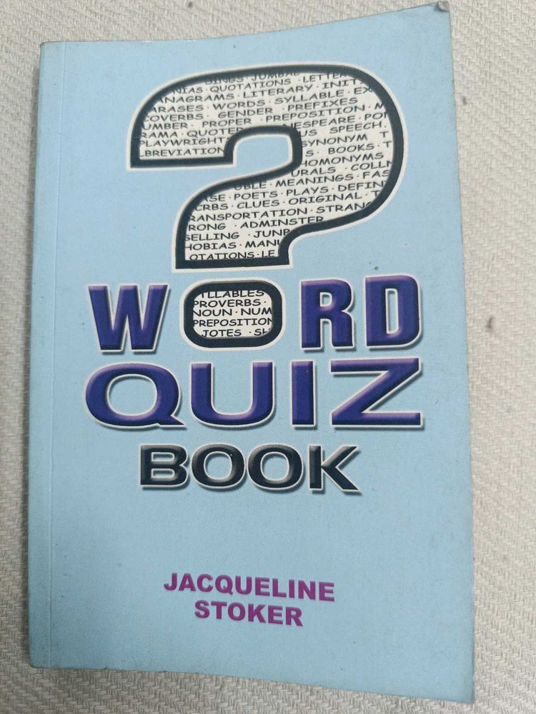 Word Quiz Book by Jacqueline Stoker