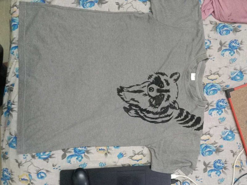 Gray Graphic Tee