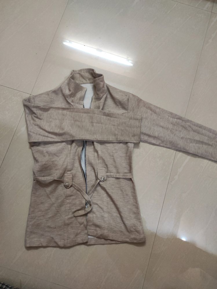 Biege Zipper