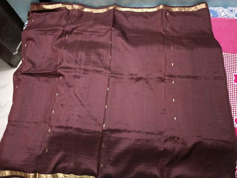 Embellished KanchiPattuSaree With Patterned Blouse