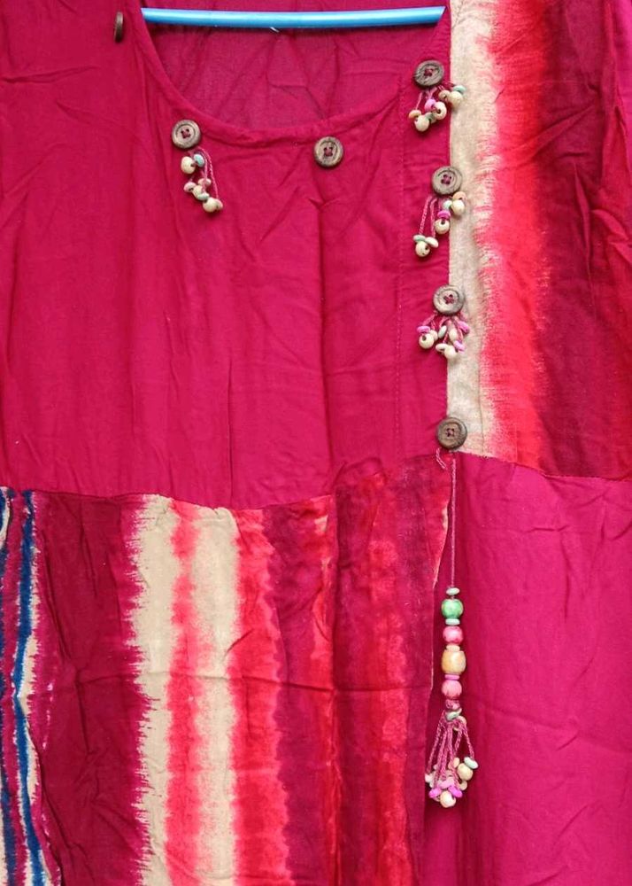 Tie-Dye Pink Tunic Top