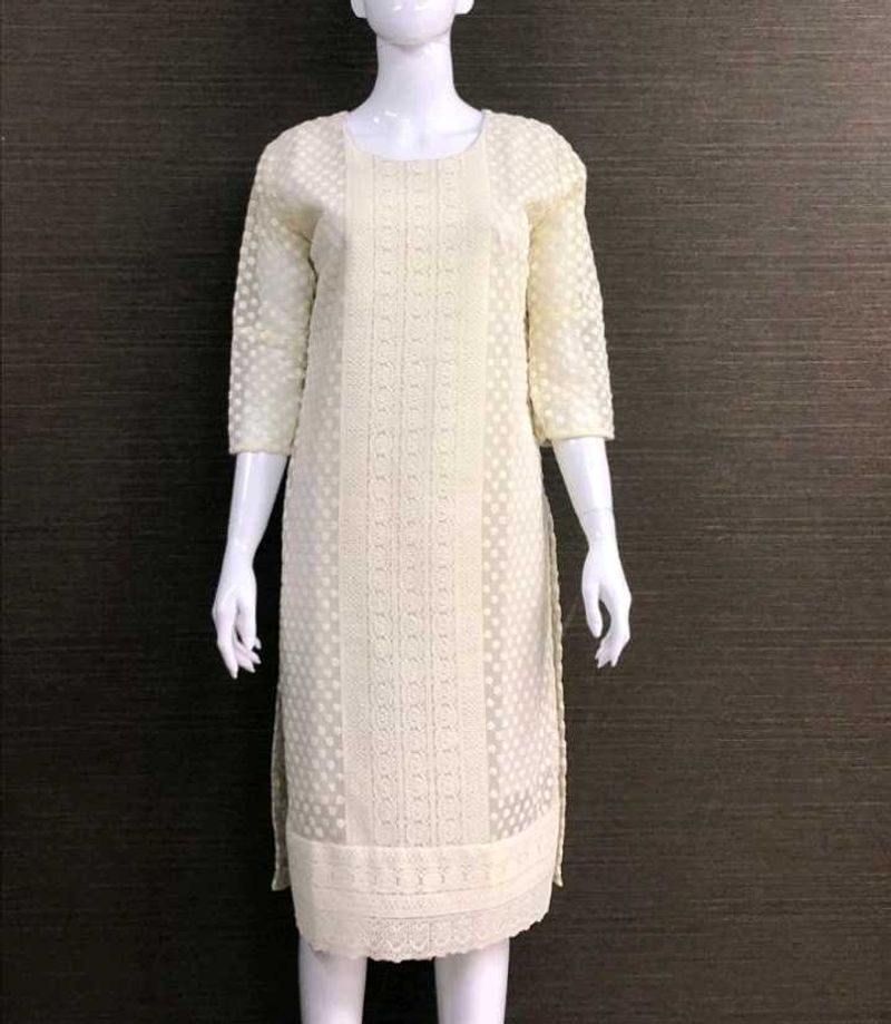 Lucknowi Chikan Work Kurta