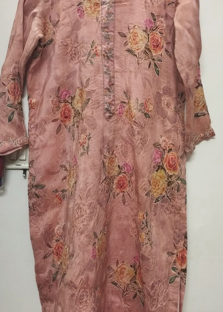 Kurta And Palazzo With Dupatta