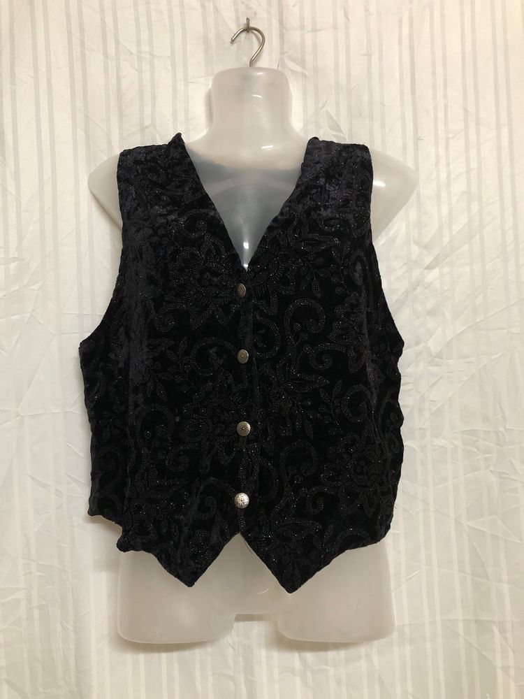 Black Formal Waistcoat
