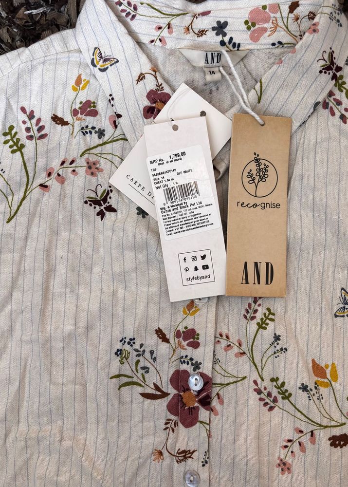 AND New Floral Top
