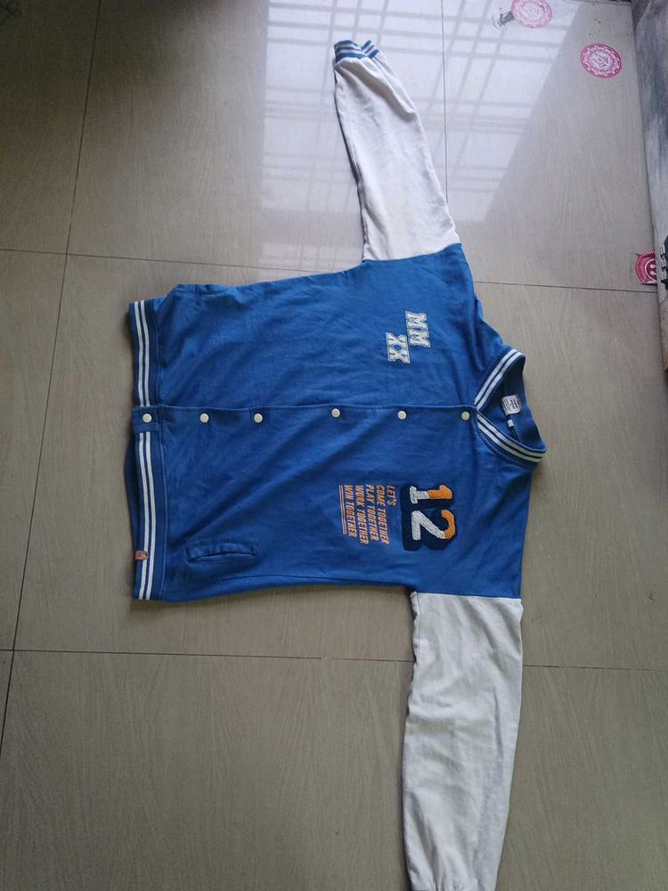 Blue Varsity Jacket for men women