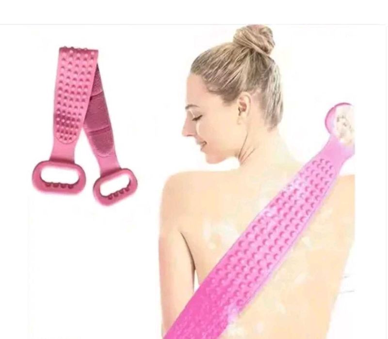 Pink Bath Back Scrubber