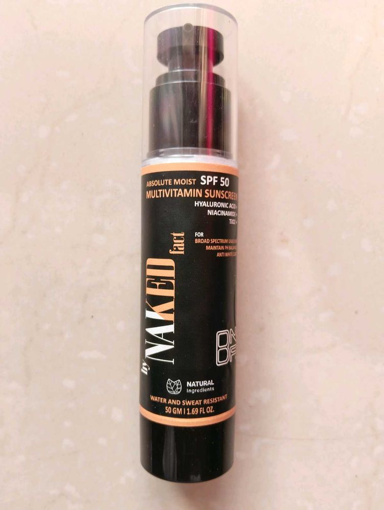 My Naked Fact Sunscreen SPF 50