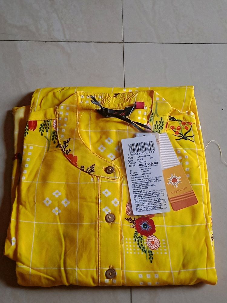 Brand New Rayon Printed Kurti