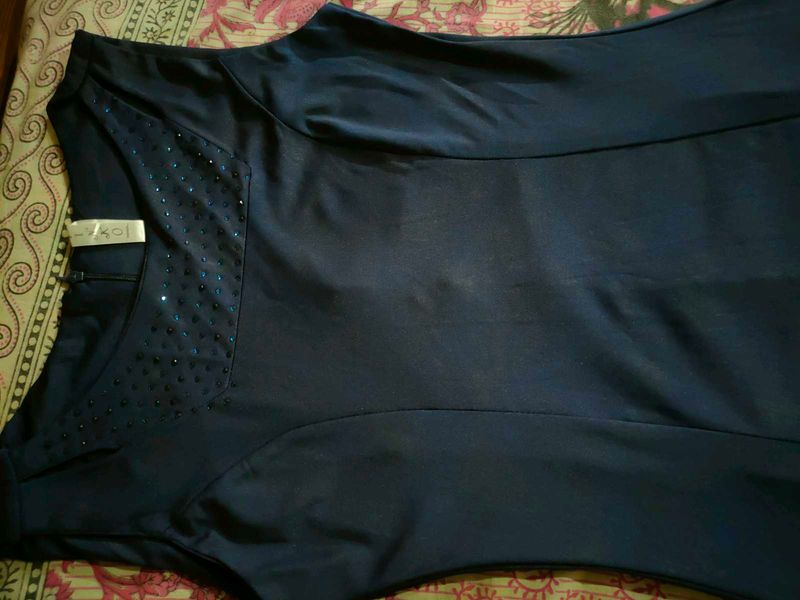 Long Nevy Blue Gown