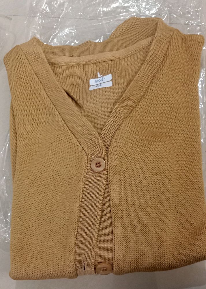 Female Woolen Half Sleeve Sweater