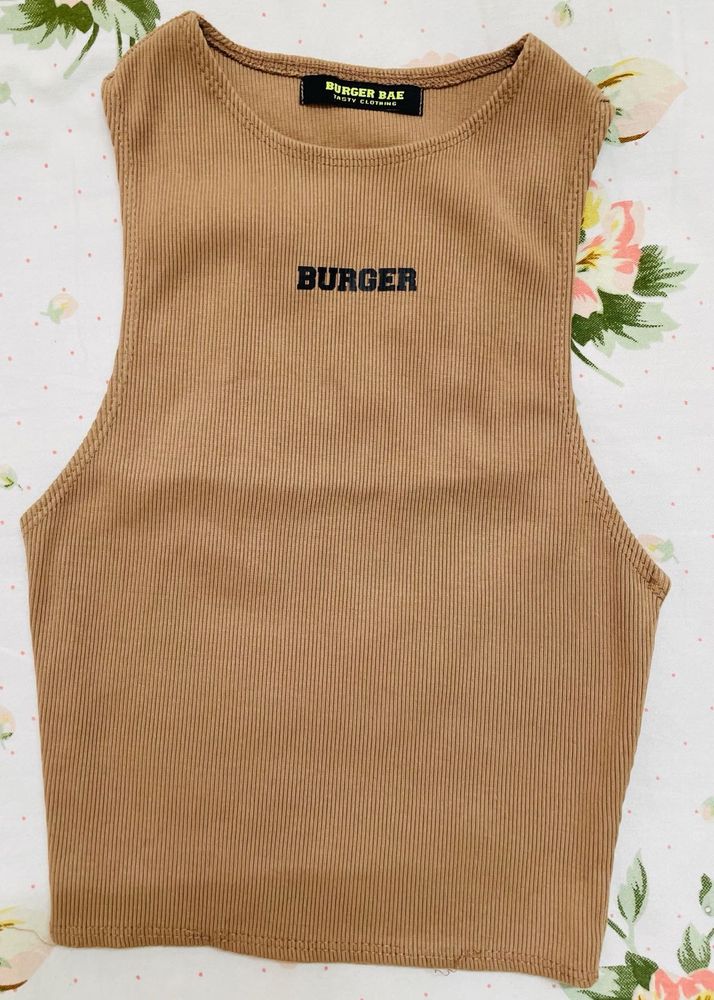 Burger Bae Ribbed Tank Top