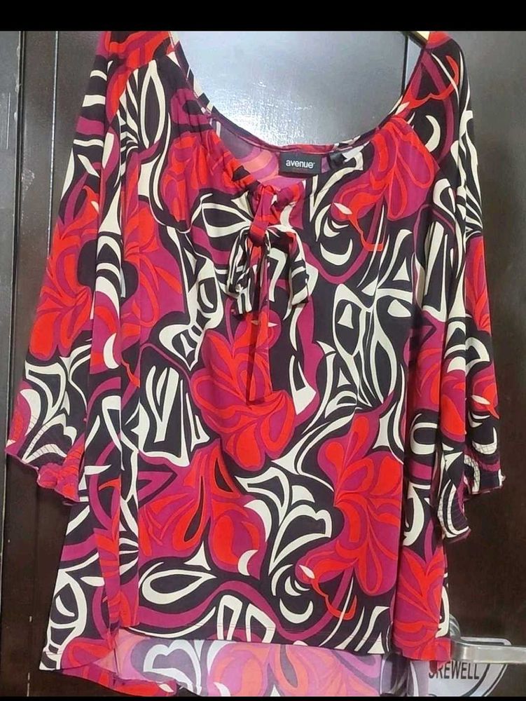 Multi Printed Top For Girl Or Woman 56 Bust