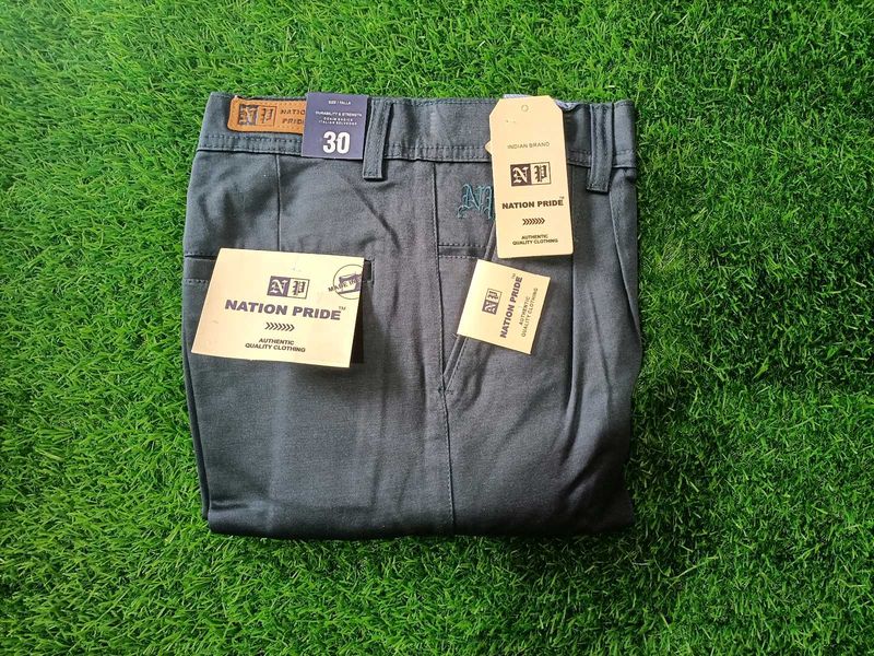 Men&#39;s (Teal Blue) 30 Chino pant for casual wear