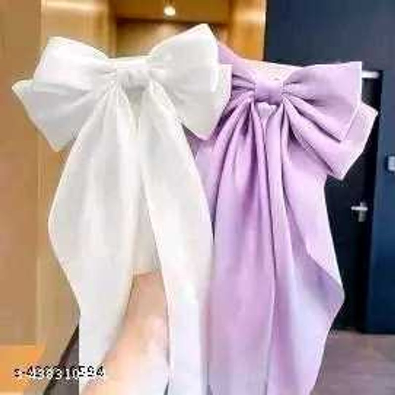 Bow Hair Clip Set