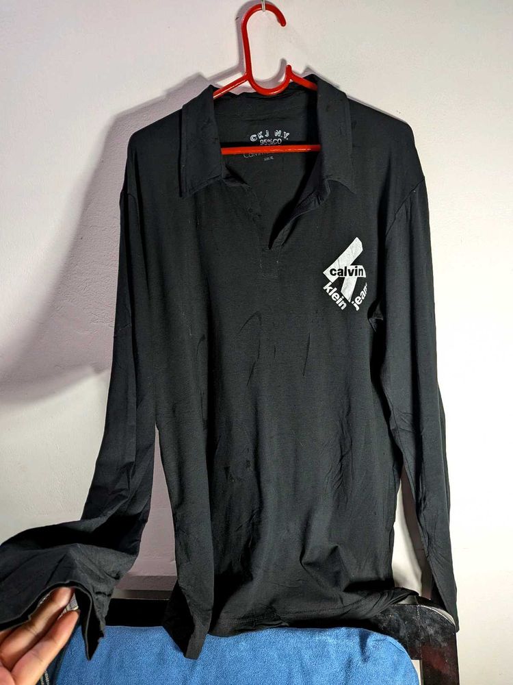 Calvin Klein Long Sleeve Polo