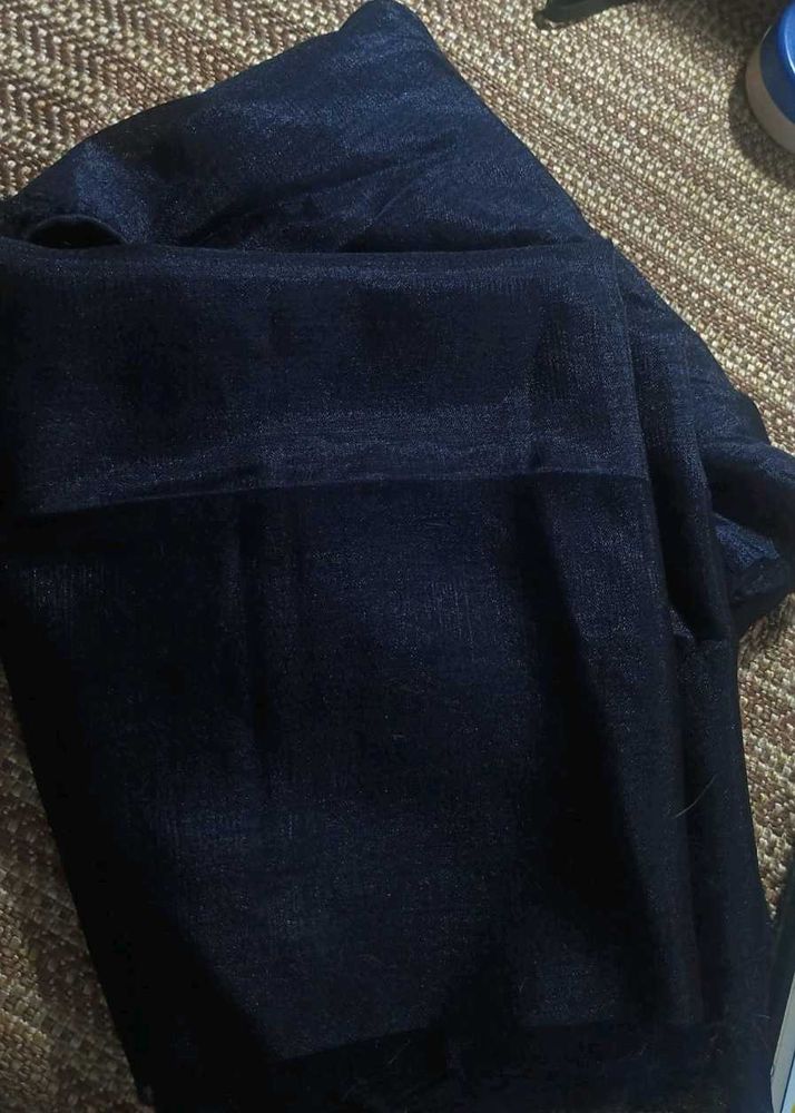 Elegant Navy Blue Fabric