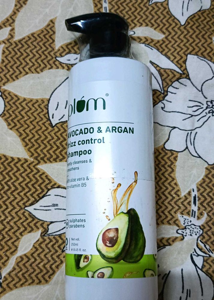 Plum Avocado &amp; Argan Frizz Control Shampoo