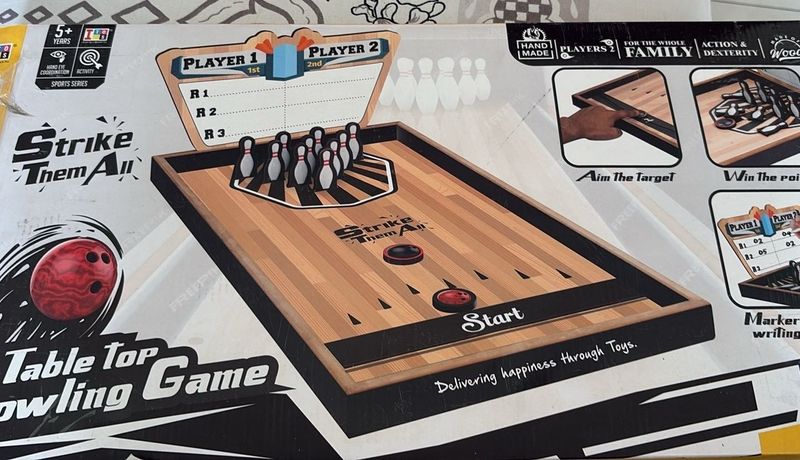 Table Top Bowling Game