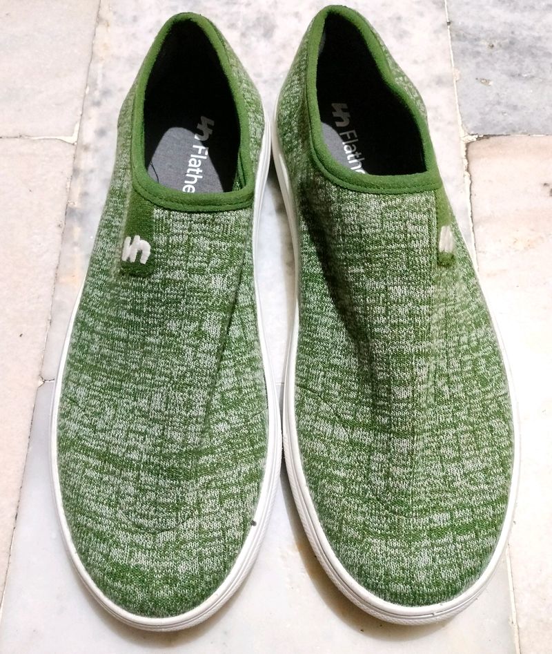 NEW TROOS - BAMBOO LOAFERS | GREEN MELANGE