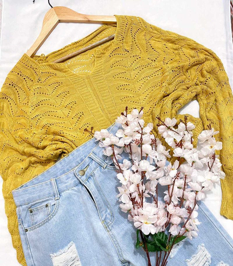 Pinterest Oversized Crochet Pullover A