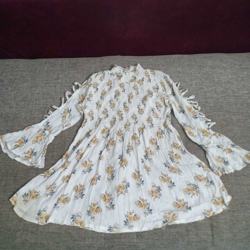 Floral Print Mini Dress