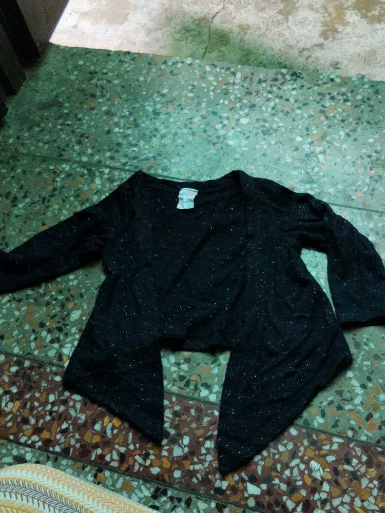 Stylish Black Shrug