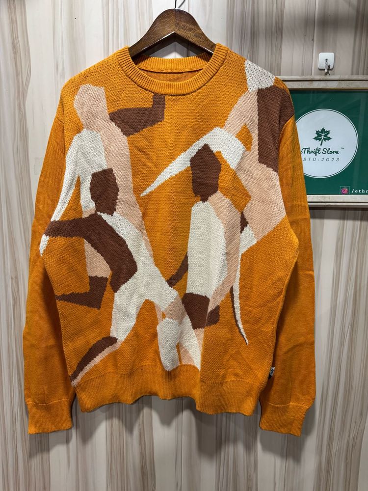 Puma Player’s Lounge Knit Graphic Sweater
