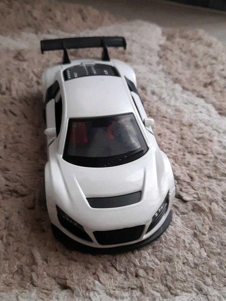 White Sports Car Model