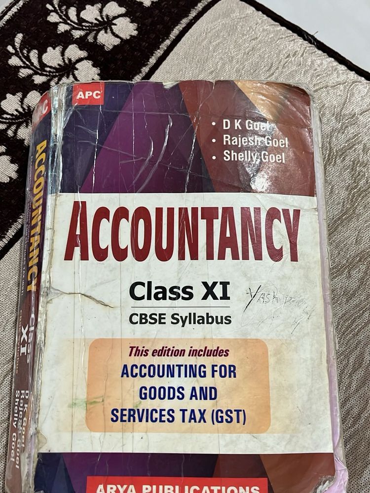 Accountancy Class XI - CBSE Syllabus