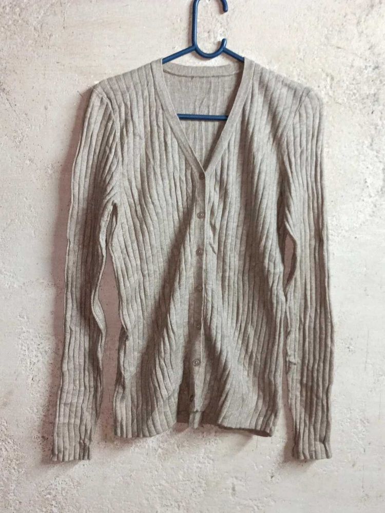 NEW Trendy Winter Fashion Cardigan Ribbed