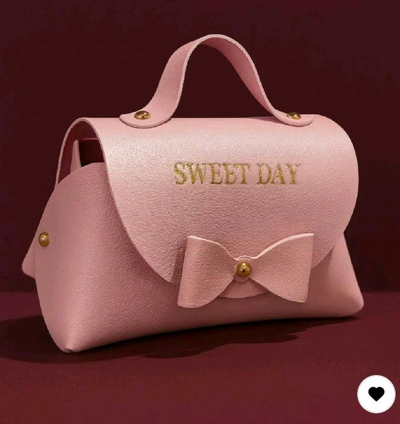 Pink &#39;Sweet Day&#39; Mini Top Handle Bag