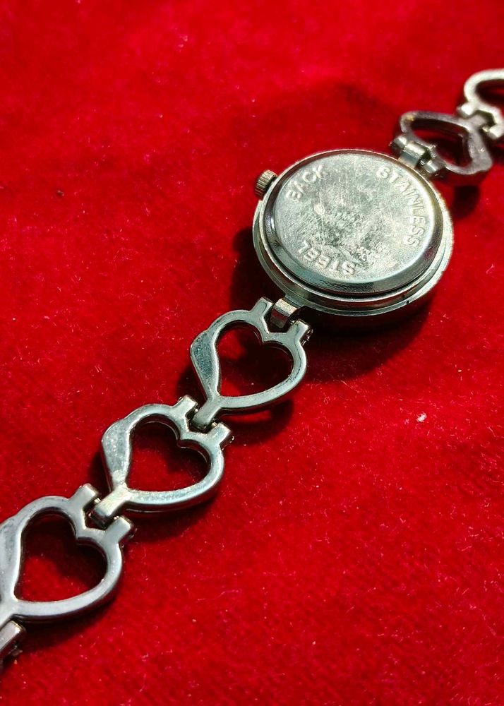 Heart Link Watches With Steel Belts