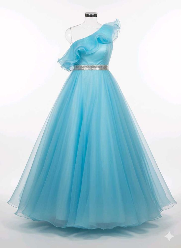 Blue Party Gown