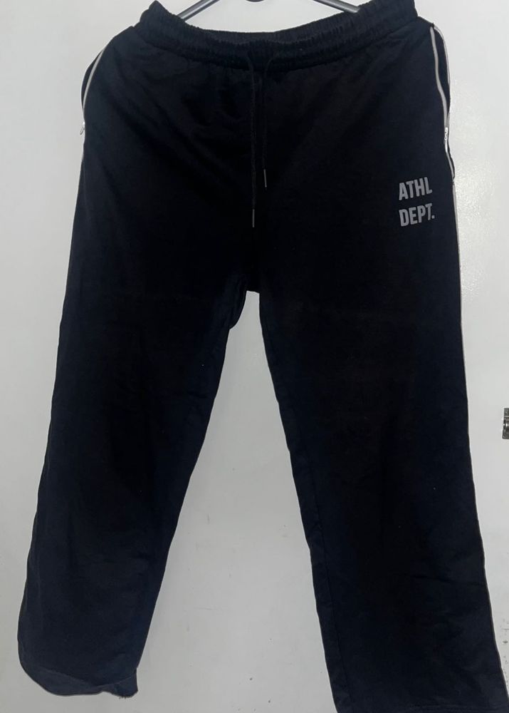 Striped Wide Leg Track pants